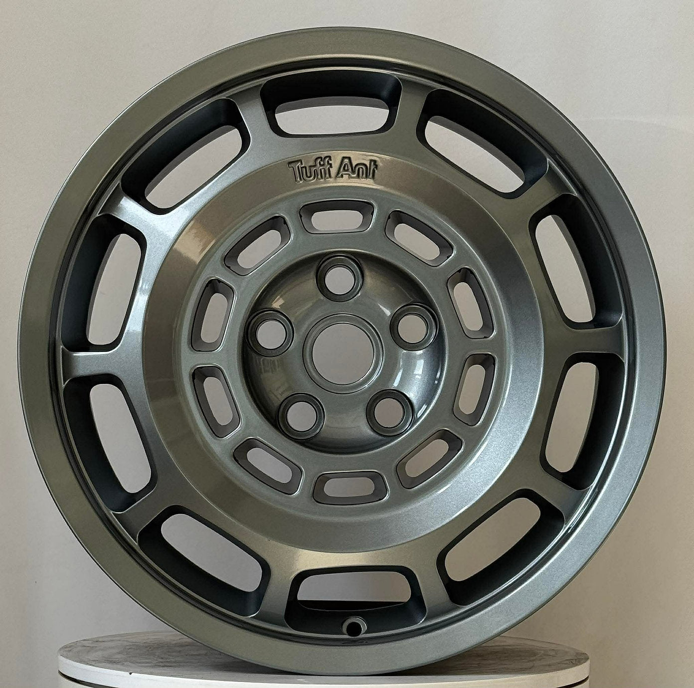 TuffAnt Gunbarrel - 18x8.5" Alloy Wheel - Black Satin