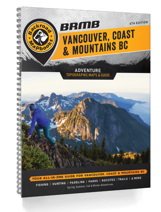 Backroad Mapbooks - Vancouver Coast BC - 5th Edition - Spiral Bound