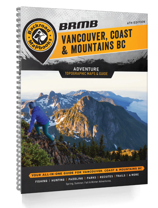 Backroad Mapbooks - Vancouver Coast BC - 5th Edition - Spiral Bound