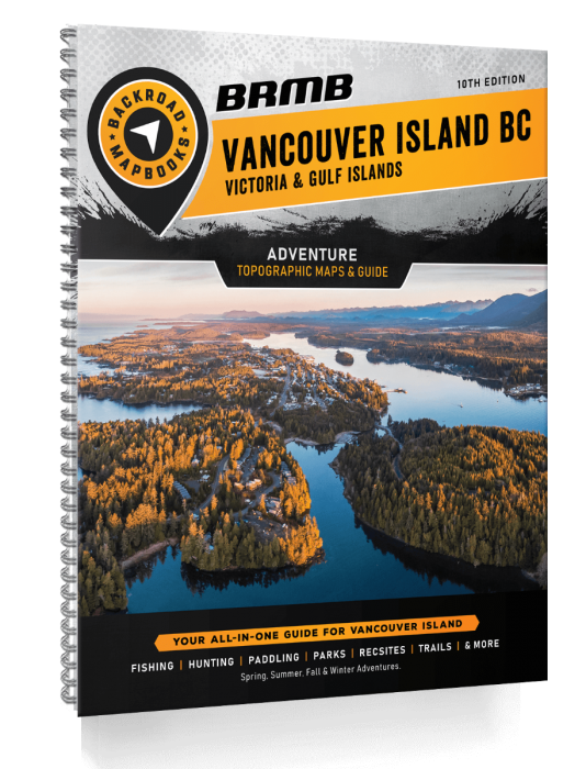 Backroad Mapbooks - Vancouver Island BC - 9th Edition - Spiral Bound