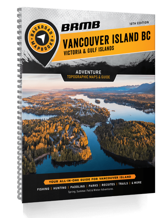 Backroad Mapbooks - Vancouver Island BC - 9th Edition - Spiral Bound